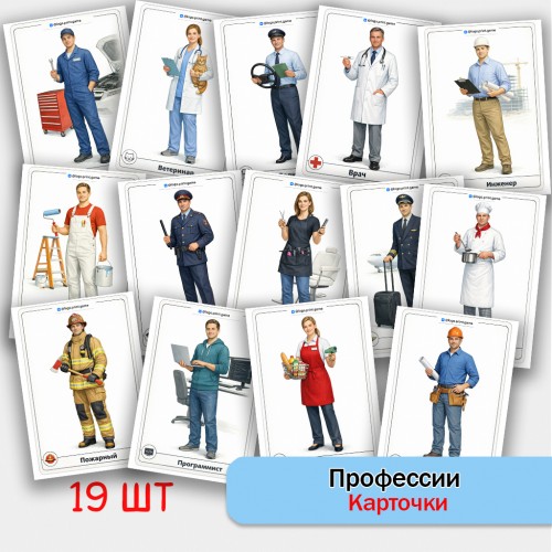 Профессии - крупные карточки.